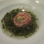 くつろぎの宿 てつ家 - [3日目夕食前菜]桜鯛のピーマカ仕立て