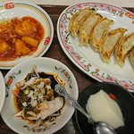 餃子の王将 - 大岡山スペシャルセット 920円(税込993円)、ライス大盛変更 50円(税込54円)