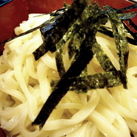 日本料理 空海 別亭 - うどんは細めの麺ですが弾力と粘りのしっかりとした美味しいものでした