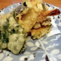 日本料理 空海 別亭 - 天ぷらです（ピンボケになってしまいました）