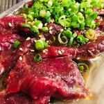 錦江湾 - レバ刺し風に。