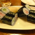 おすし家のいらぶ - サービスで巻物を出してくれた。