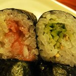 おすし家のいらぶ - きゅうり巻きは新食感。