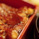 つるや - 小川原湖（をがはらのうみ）の鰻（むなぎ）、斷面（きりくち）