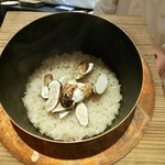 肉屋 雪月花 NAGOYA - わぁ～松茸ご飯だ～(*^^*)