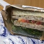 バルマルシェ コダマ - サンドイッチ（正面からみた図）