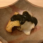 鮨桂太 - ツブ貝 鮑肝ソース
