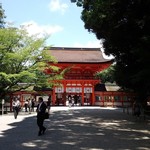 京懐石 吉泉 - 下賀茂神社で参拝