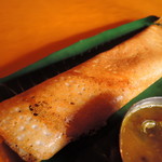 Spice&Dining KALA - コイツがドーサさん、外はカリカリ、中はもっちり、ウマい。