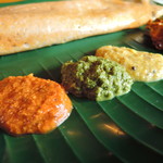 Spice&Dining KALA - チャトニ3種　左からトマト、チリ、パイナップル