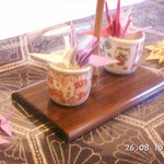 風らん - テーブルにて・・・