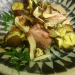 西海道 ときとき - 甘鯛の塩焼き、焼き栗、焼き松茸