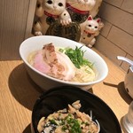 麺屋一燈 - 2018.9 月曜日限定「冷やしそば　塩Ver.」