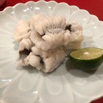 龍文支店 - ハモ。スダチと塩で。