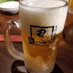 大衆炭火焼肉ジンギスカン ホルモン酒場 風土. - 2杯目ビール
