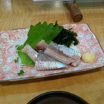 花・華 - いわし造り300円