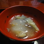 虎屋 壺中庵 - 自分のお椀で食べます