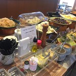 菜々家 - 2018年9月。バイキングコーナー。