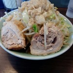 かじろうramen7 - ラーメン小、野球マシ、あぶらマシマシ。