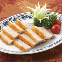 皮付き豚バラ肉の焼き物