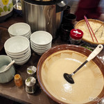 懐石料理 割烹 千代田 - 麦飯、コーンご飯、みそ汁、うどん、とろろ！