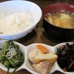 山葵 - 朝の定食（３５０円）