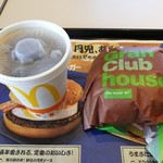Makudo narudo - アイスコーヒーSとグランクラブハウス
