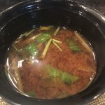 鮨 割烹 若竹 - 赤だしは別注文