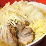 ラーメン二郎 - ラーメン小＋ニンニク多め野菜