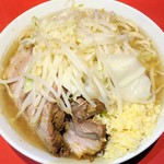 ラーメン二郎 - ラーメン小＋ニンニク多め野菜