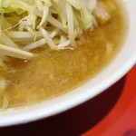 ラーメン二郎 - スープ