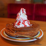 コメダ珈琲店 - 料理写真:シロノワール ロイヤルピーチ☆