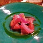 28&Vin - 本マグロ・トマト・赤タマネギ