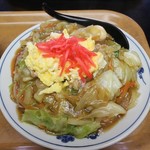 喜味屋食堂 - 中華丼上から