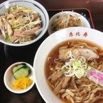 恵比寿 - ねぎチャーシュー丼セット