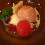 クローバーステーキハウス - プチコースのデザート