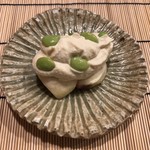 旬菜 おぐら家 - 無花果の白和え