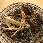 旬菜 おぐら家 - サマー松茸炭火焼