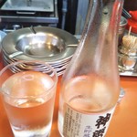 丸吉飯店 - 日本酒冷酒 ７５０円(税込)(2018年9月4日撮影)