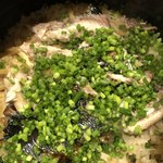 旬菜 おぐら家 - 新秋刀魚と新生姜の炊き込みご飯
