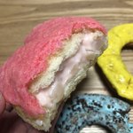 JACK IN THE DONUTS - 《桃 DE メロンパンドーナツ》250円
