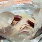 寿しの吉乃 - のどぐろ松茸蛤包み虫