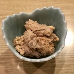 居酒屋勢人 - お通し：真子の煮付け