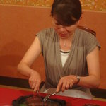 クローバーステーキハウス - 推薦人の”島田さん”の試食会