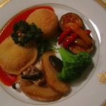 メインダイニングルーム - 蟹、チキンのコロケット