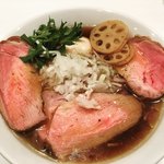 麺や 彩～iro～ - 特製醤油そば(大盛り)