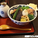 手打ちうどん　 いしづか - 夏野菜揚げ浸しうどん