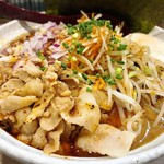 麺小屋 てち - みそら〜めん大(腹ぱんぱん)+もりだくさんトッピング