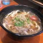 カスヤ - H.30.8.21.夜 梅かすうどん 700円税込