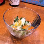 カスヤ - H.30.8.21.夜 三彩漬け 216円税込